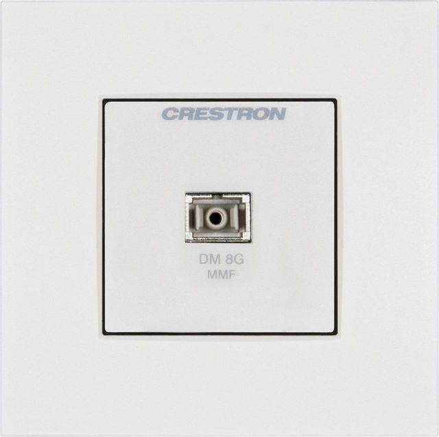 Crestron® Media Presentation International Version Wall Plate-White 0