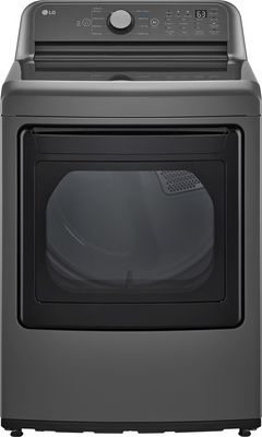 LG 7.3 Cu. Ft. Middle Black Front Load Gas Dryer