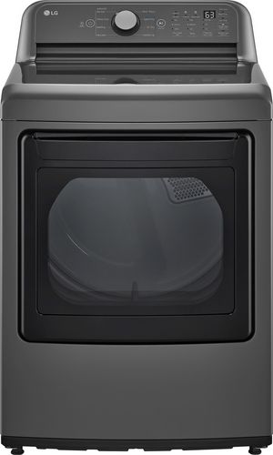 LG 7.3 Cu. Ft. Middle Black Front Load Gas Dryer