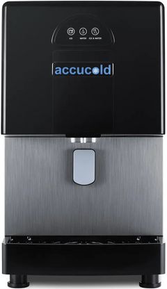 Accucold® 14" 160 lb. Stainless Steel Ice and Water Dispenser