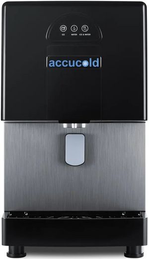 Accucold® 14" 160 lb. Stainless Steel Ice and Water Dispenser