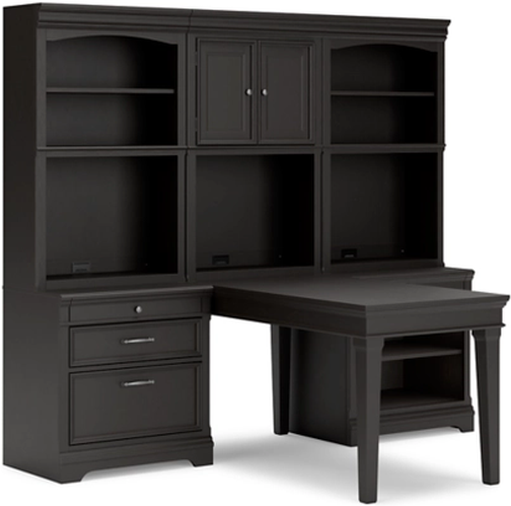 Signature Design by Ashley® Beckincreek 6-Piece Black Office Desk