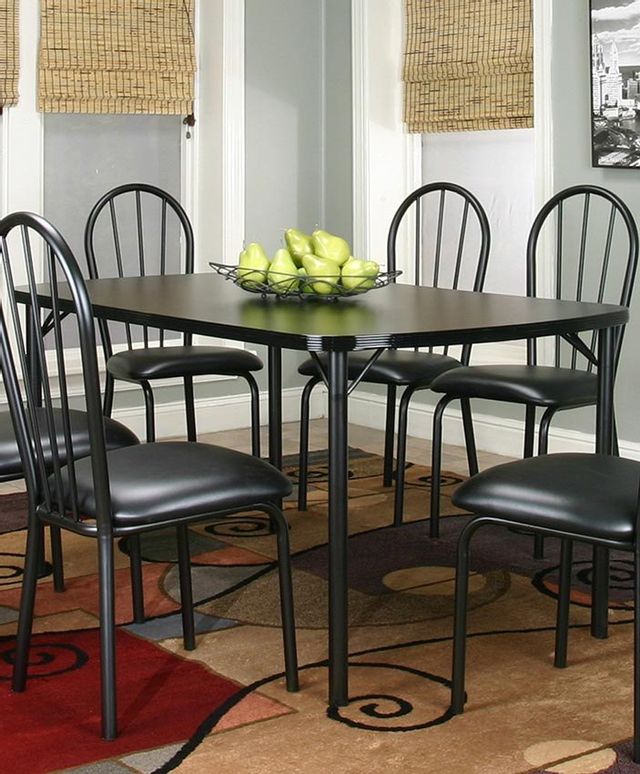 Cramco Casual Dining Ebony Black 36x60 Table D8121 60 Ideal Furniture Danbury Ct