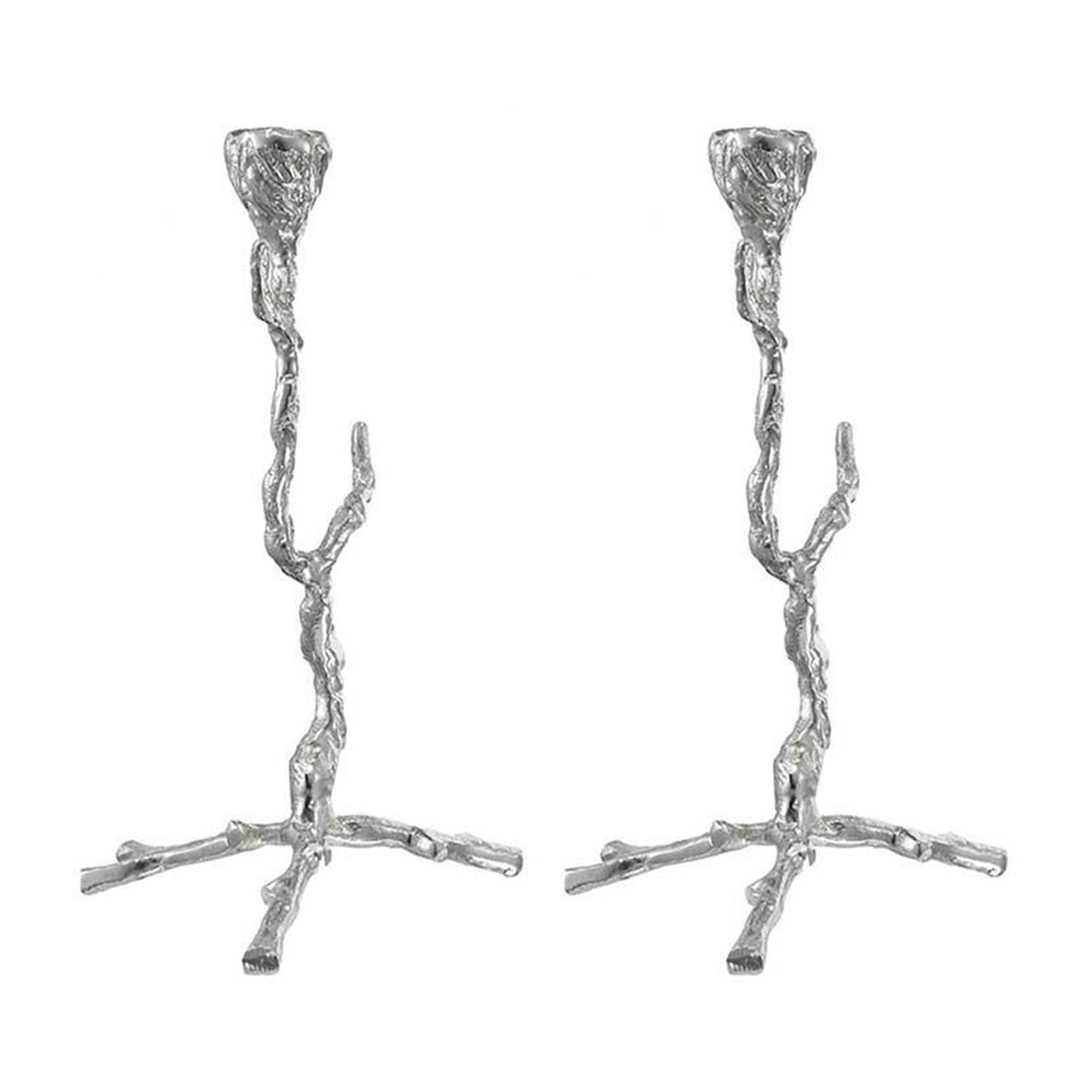 A & B Home Aluminum Branch Candle Holders (Set Of 2) | Great American ...