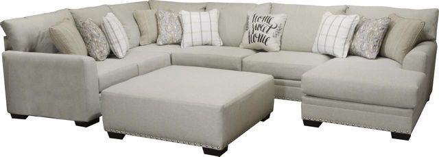 Jackson Furniture Middleton Cement 3 Piece Sectional