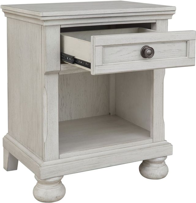 Signature Design by Ashley® Robbinsdale Antique White Nightstand 1
