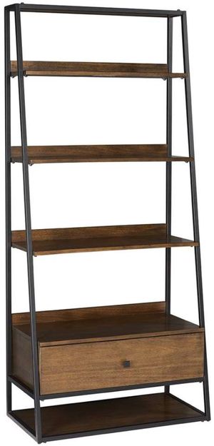 Progressive® Furniture Park City Black/Cinnamon Bookcase