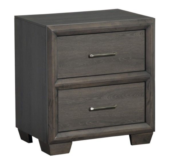 Bernards Lombard Grey Nightstand | Bob Mills Furniture