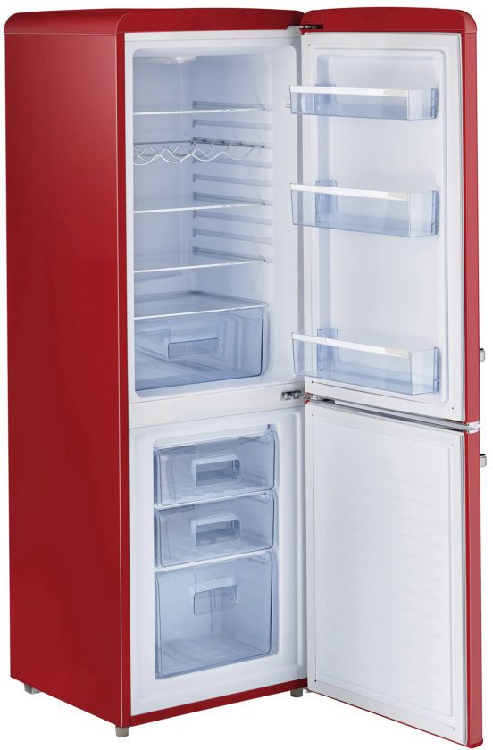 Unique® Appliances Classic Retro 7.0 Cu. Ft. Candy Red Counter Depth Freestanding Bottom Freezer Refrigerator 7