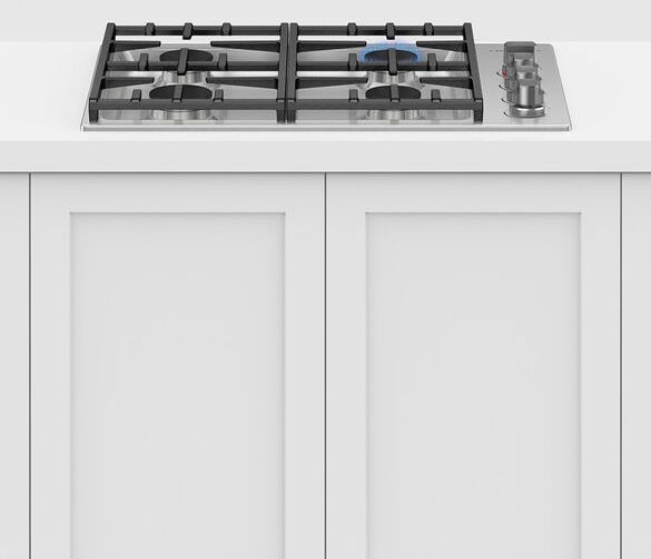 Fisher & Paykel Series 9 30" Stainless Steel Professional Natural Gas Cooktop 1