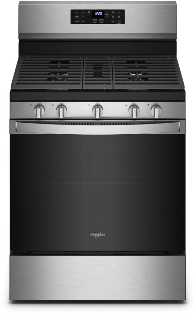 Whirlpool® 30" Fingerprint Resistant Stainless Steel Freestanding Gas Range with 5-in-1 Air Fry Oven 11