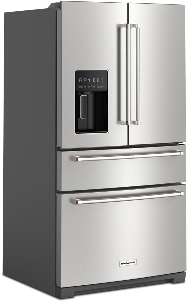 KitchenAid® 36 in. 26.2 Cu. Ft. PrintShield™ Stainless Steel French ...