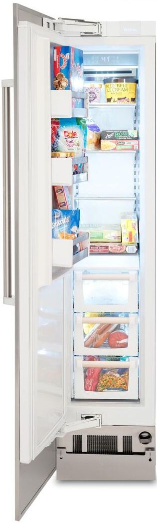 Viking® 7 Series 8.4 Cu. Ft. Frost White Fully Integrated Left Hinge All Freezer with 5/7 Series Panel 2