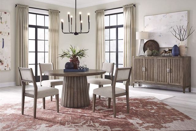 Magnussen Home® Kavanaugh Weathered Kona Brown Round Dining Table ...