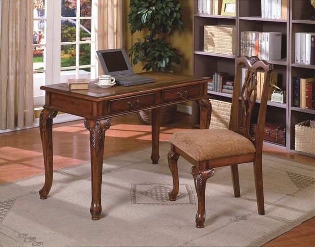 Crown Mark Fairfax Home Office Desk and Chair Set