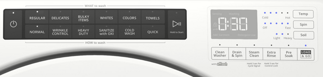 Whirlpool® 5.2 Cu. Ft. White Front Load Washer 2