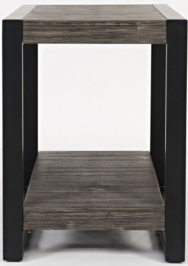 Jofran Inc. Pinnacle Distressed Wood Chairside Table-1