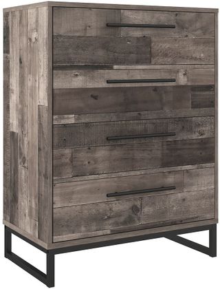 Signature Design by Ashley® Neilsville Multi Gray Four Drawer Chest