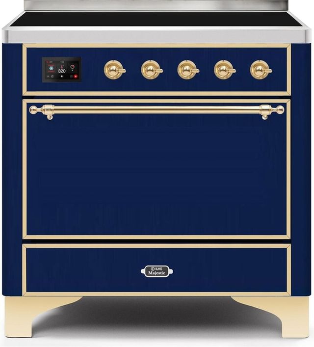 Ilve Majestic Series 36" Stainless Steel Freestanding Electric Range 6