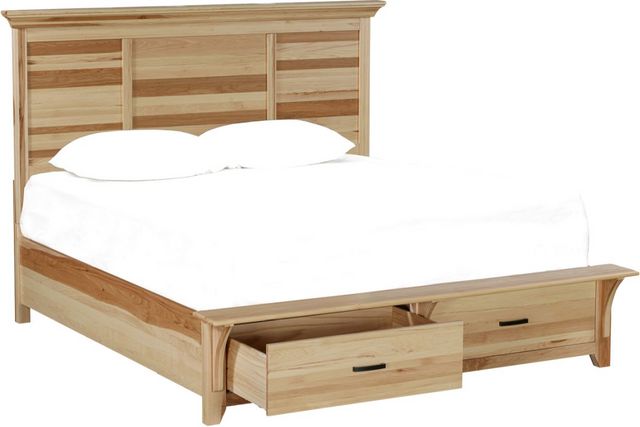 A-America® Gallagher Natural Hickory Queen Storage Bed