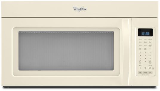 whirlpool over the range microwave bisque