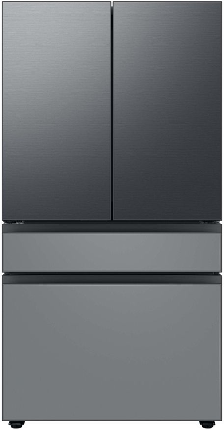 Samsung Bespoke 36" Matte Grey Glass French Door Refrigerator Bottom Panel 4