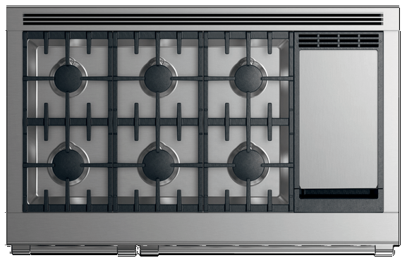 Fisher & Paykel Series 7 48" Stainless Steel Pro Style Gas Range 3