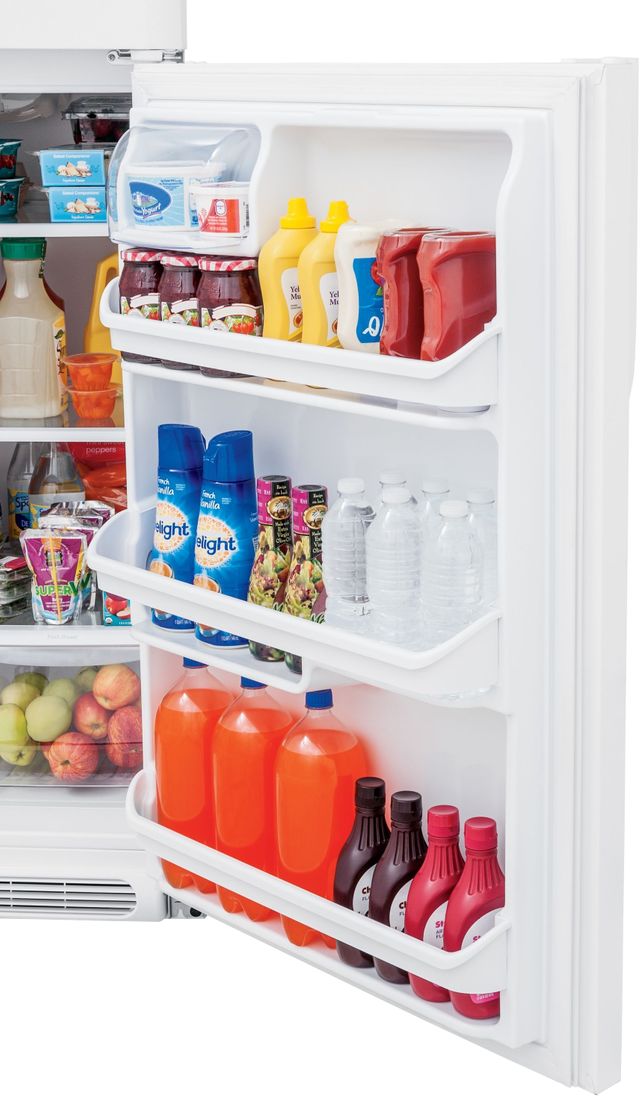 Frigidaire® 18.0 Cu. Ft. White Top Freezer Refrigerator 8