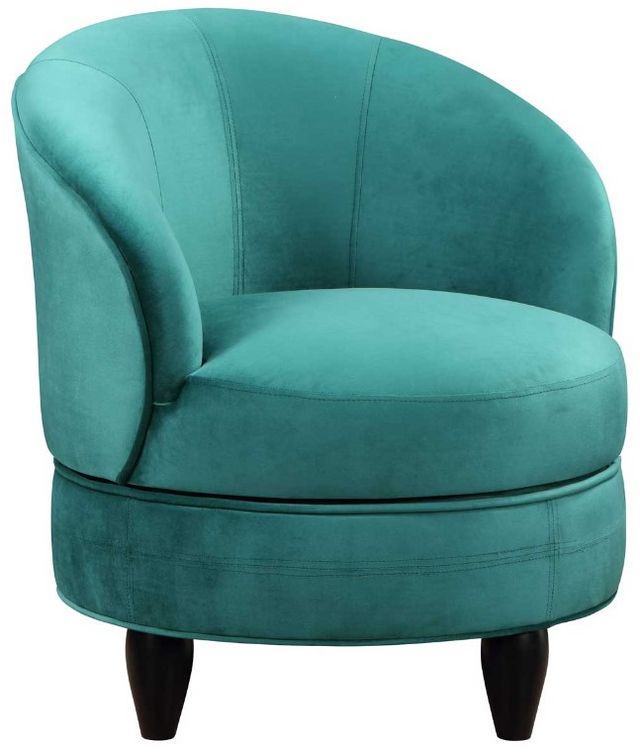 Steve Silver Co. Sophia Green Velvet Swivel Accent Chair | Bob Mills ...