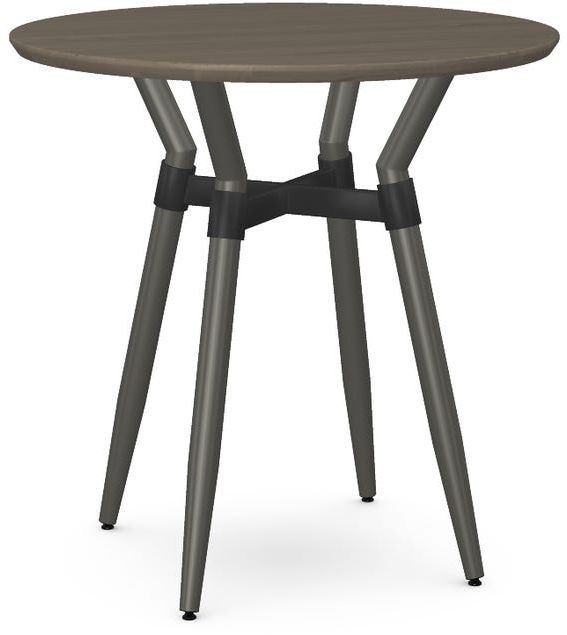 Amisco Link Solid Ash Round Counter Table