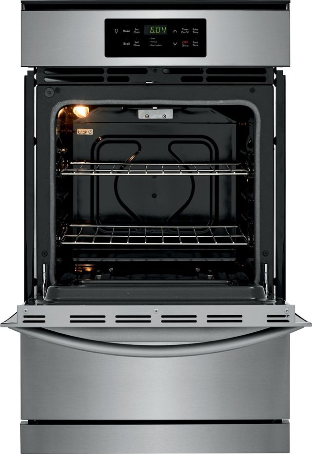 Frigidaire® 23.88" Stainless Steel Single Gas Wall Oven 1