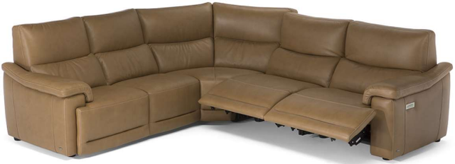 Natuzzi Editions Brama 5 Piece Reclining Sectional Fischer Furniture