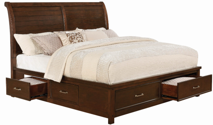 eastern king storage bed