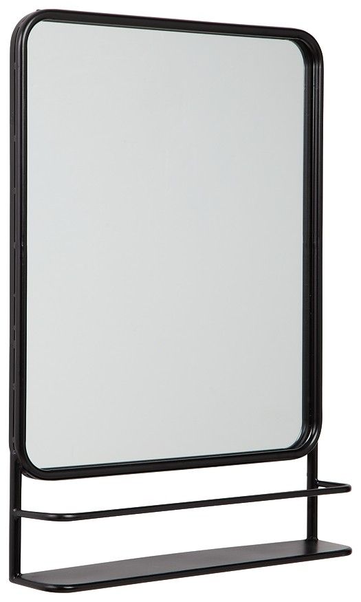 Signature Design by Ashley® Ebba Black Vertical Accent Mirror-1