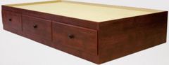 Perdue Woodworks Essential Cinnamon Fruitwood Twin Mates Bed