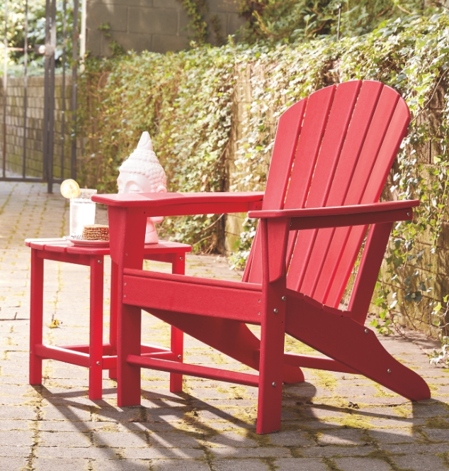 Signature Design by Ashley® Sundown Treasure Red Adirondack Chair 3