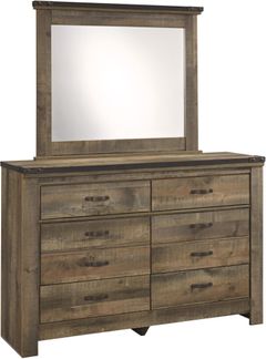 Signature Design by Ashley® Trinell Rustic Brown Youth Dresser and Mirror