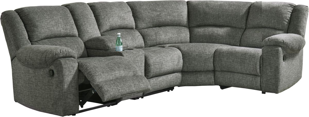 U shaped cheap sectional with recliners