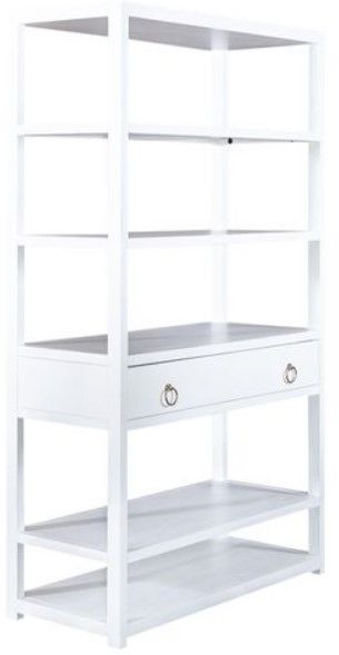 Liberty East End White Accent Bookcase-0