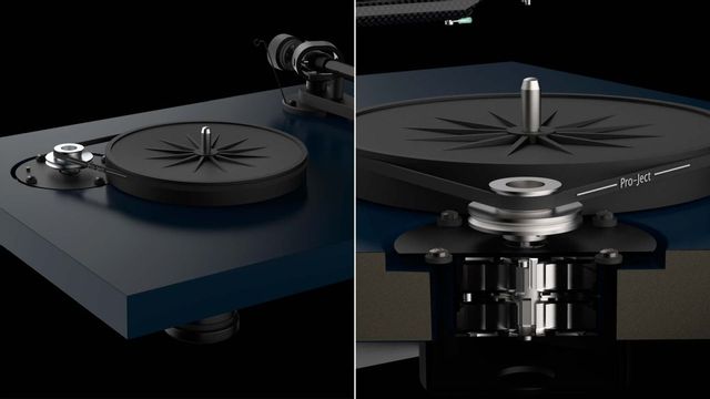 Pro-Ject Satin Fir Green Turntable 1