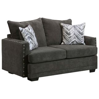 Behold Home Chevy Charcoal Loveseat