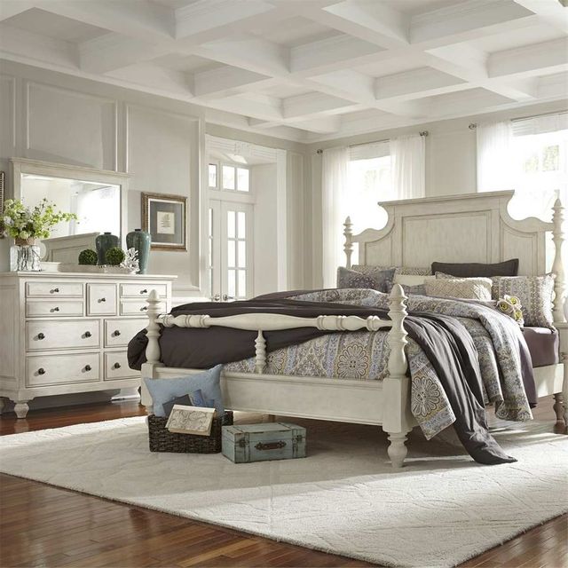 Liberty Furniture High Country 3-Piece Antique White Bedroom Set 11