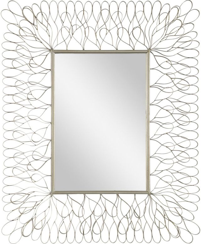 Miroir mural Celandine, champagne silver leaf, Renwil® 0