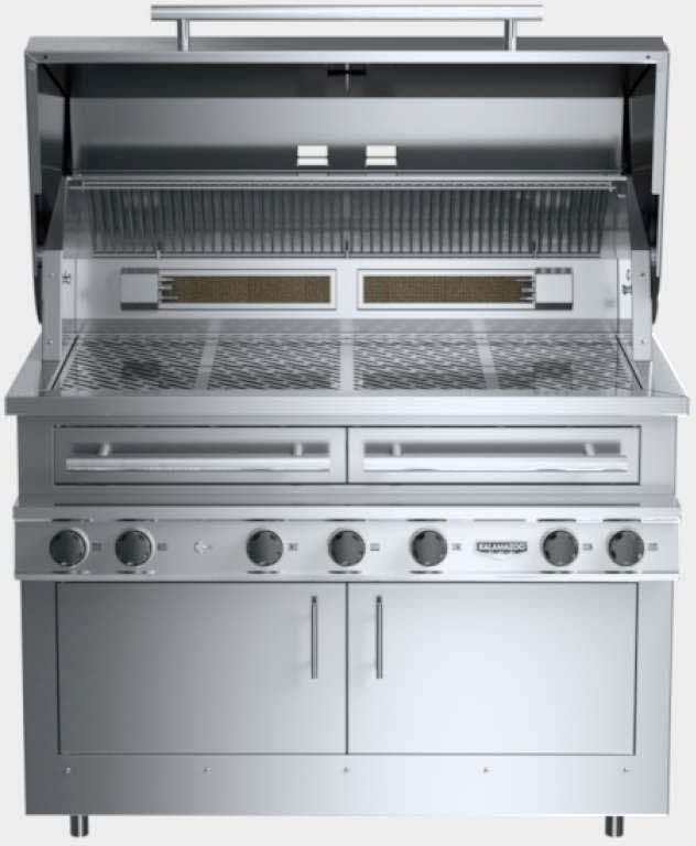 Kalamazoo™ Hybrid Fire K1000HB 53" Stainless Steel Built In Grill-1