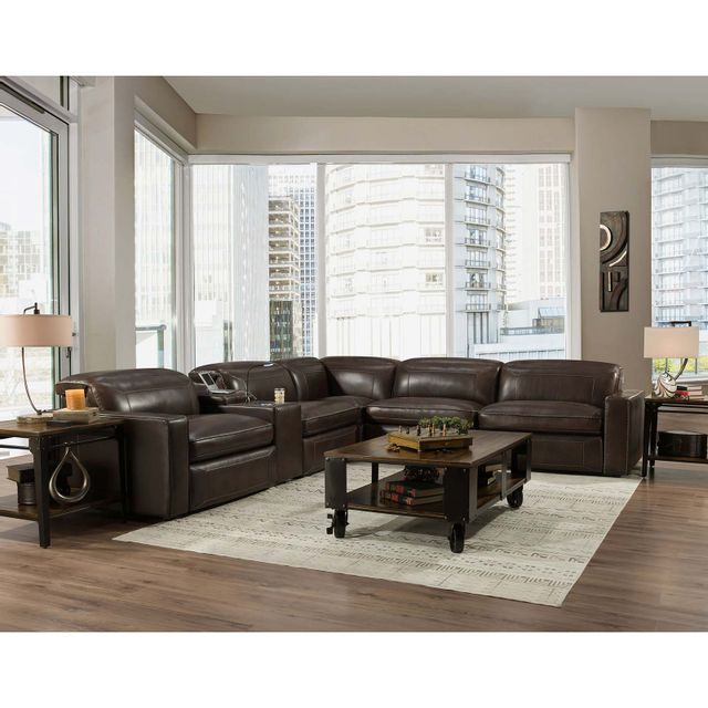 Behold Home Omni Leather 6-Piece Power Reclining Sectional-3