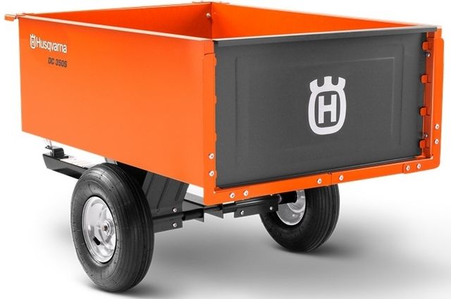 Husqvarna® 9 Cu. Ft. Steel Dump Cart 1