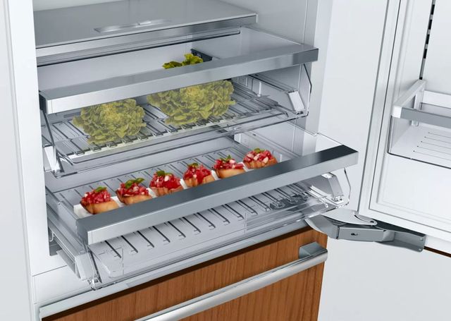 Bosch Benchmark® Series 16.0 Cu. Ft. Custom Panel Built-in Bottom Freezer Refrigerator-2