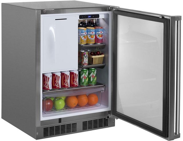 Marvel 3.9 Cu. Ft. Stainless Steel Outdoor Compact Refrigerator-1