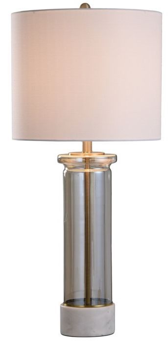 Stylecraft Royal Gate Marble Glass and Stone Table Lamp-1