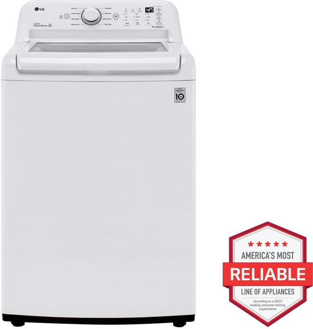 LG 4.3 Cu. Ft. White Top Load Washer-1